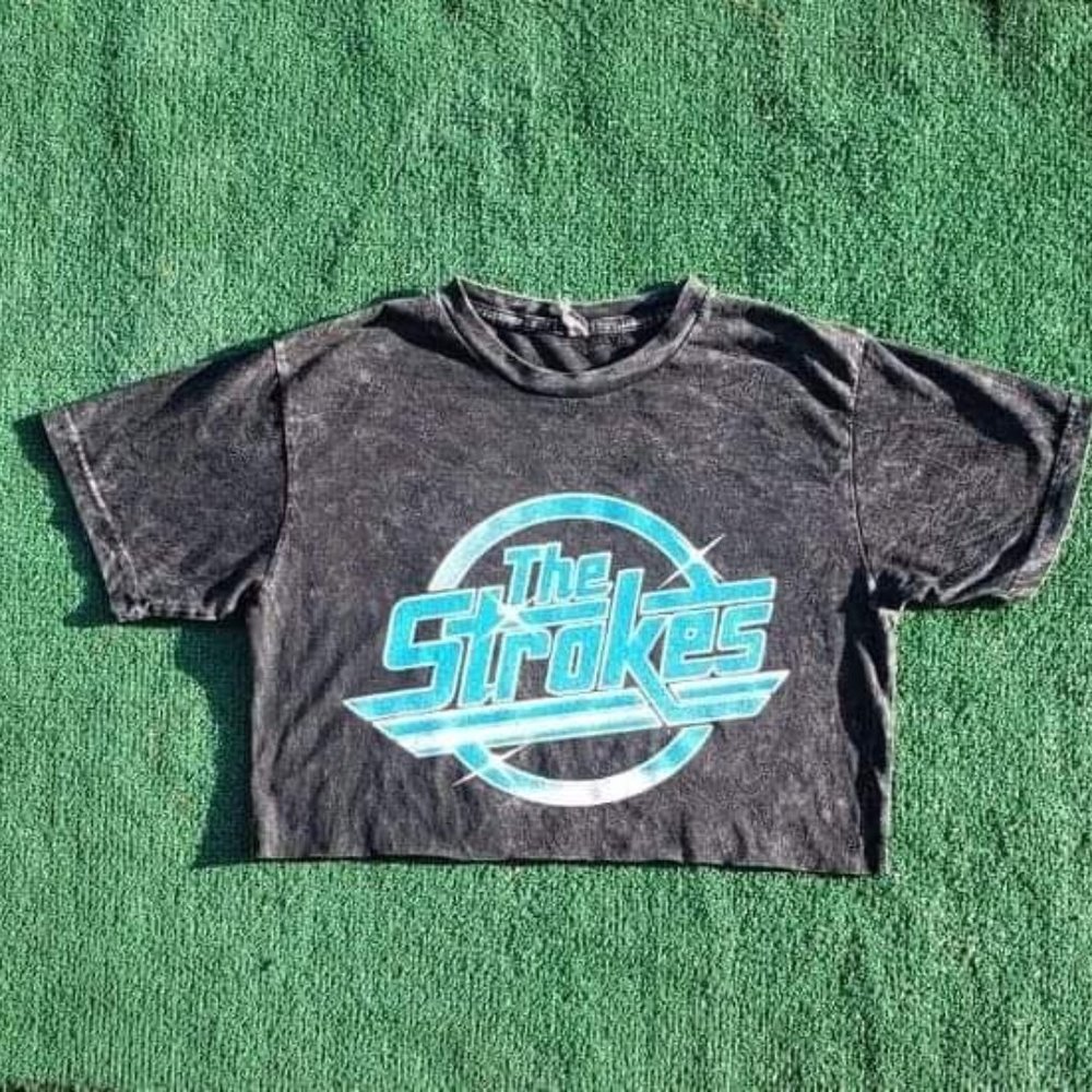 NEW THE STROKES CROP TOP